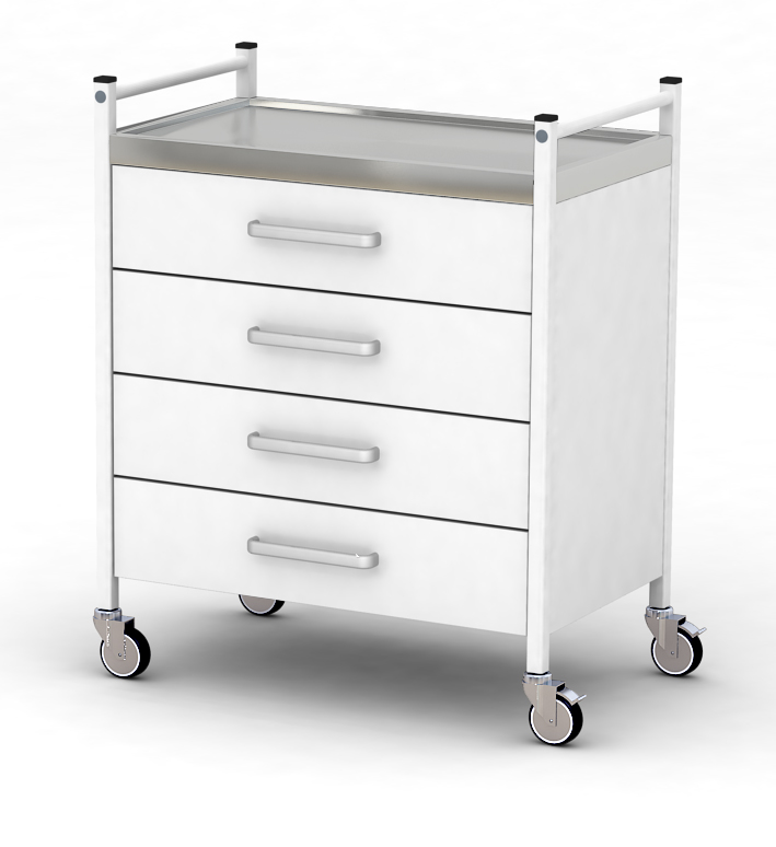 Стіл медичний маніпуляційний з 4-ма шухлядами Amed СА4.220